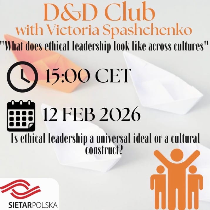 D&D Club #22 with Victoria Spashchenko -  Is ethical leadership a universal ideal or a cultural construct?  